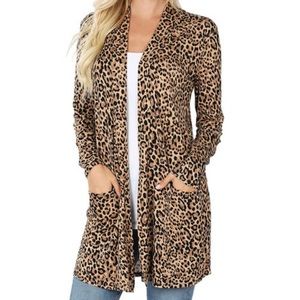 Leopard Print Cardigan